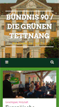 Mobile Screenshot of gruene-tettnang.de
